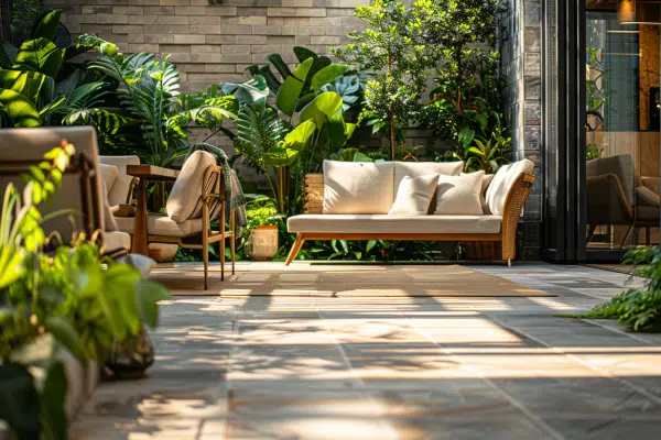 Comment transformer votre extérieur avec une terrasse carrelée : astuces et inspirations