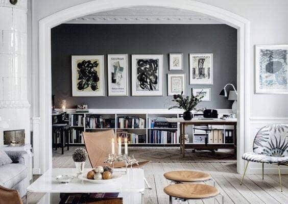 Quelle couleur du rideau pour un salon gris-blanc ?