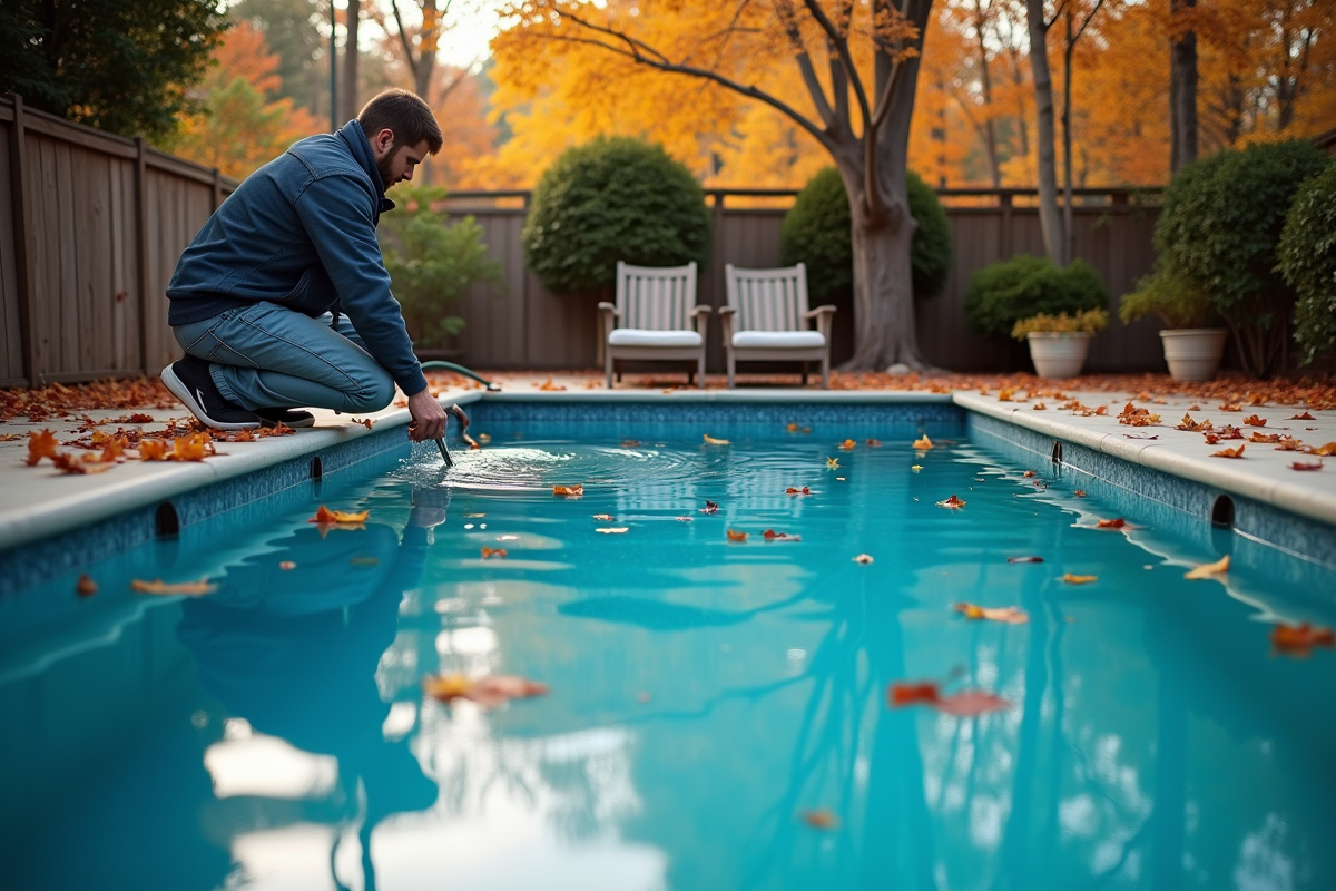 Hivernage piscine : Quantité d’eau à évacuer pour l’hiver ?