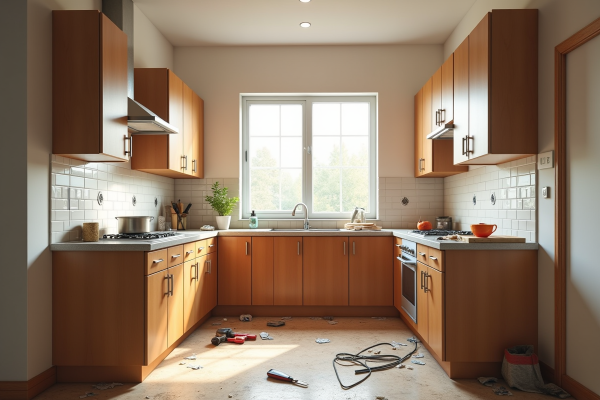 Rénovation cuisine : Prix pour refaire une petite cuisine soi-même