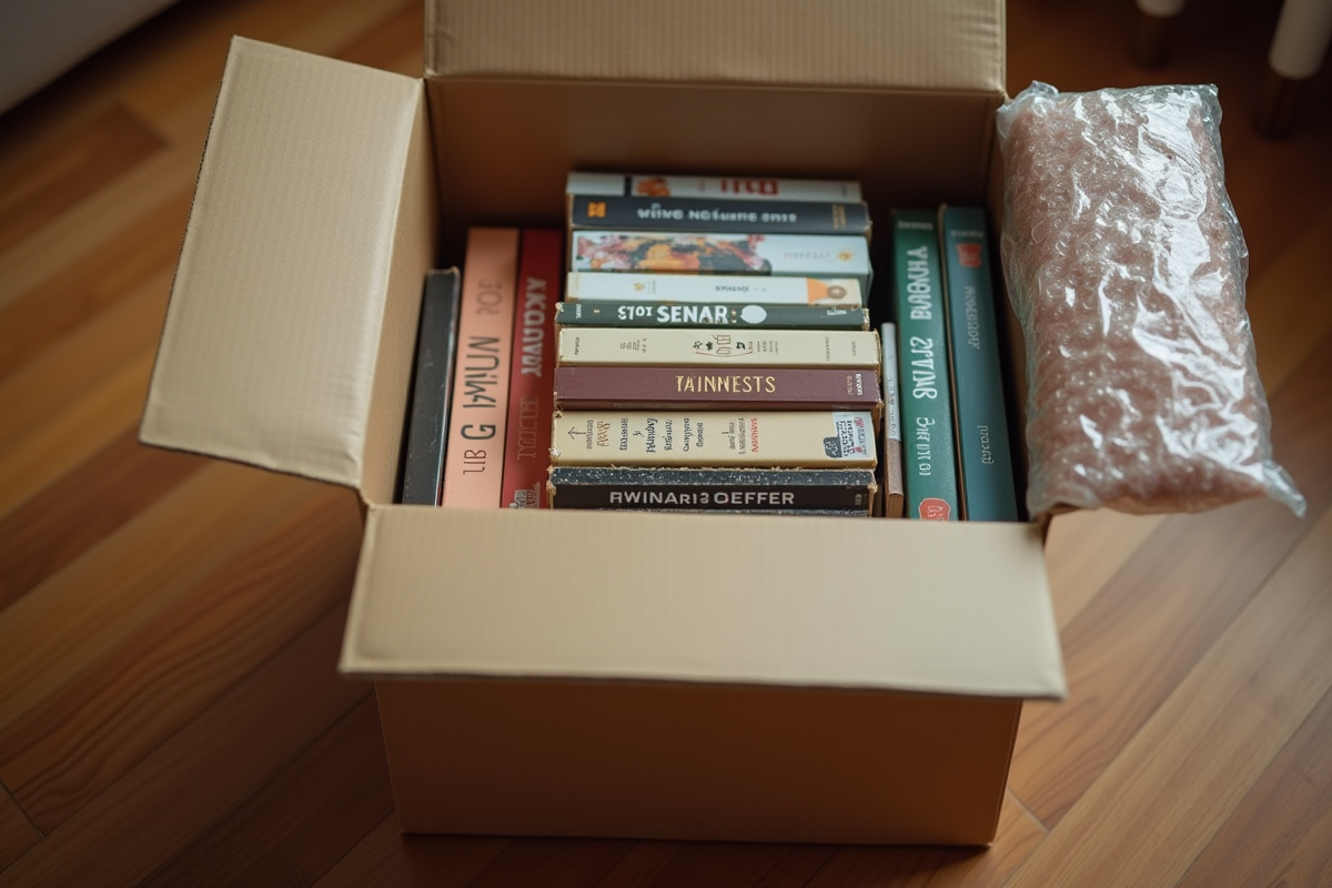 emballage livres