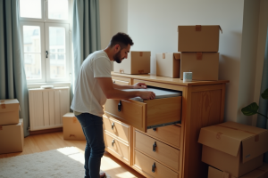 Tiroirs de commode : les retirer avant déménager ? Conseils pratiques