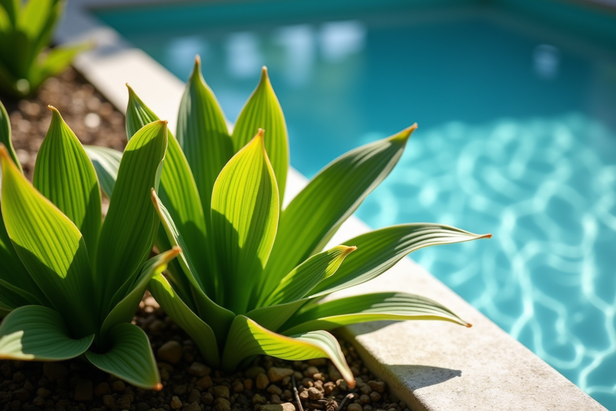 hostas piscine