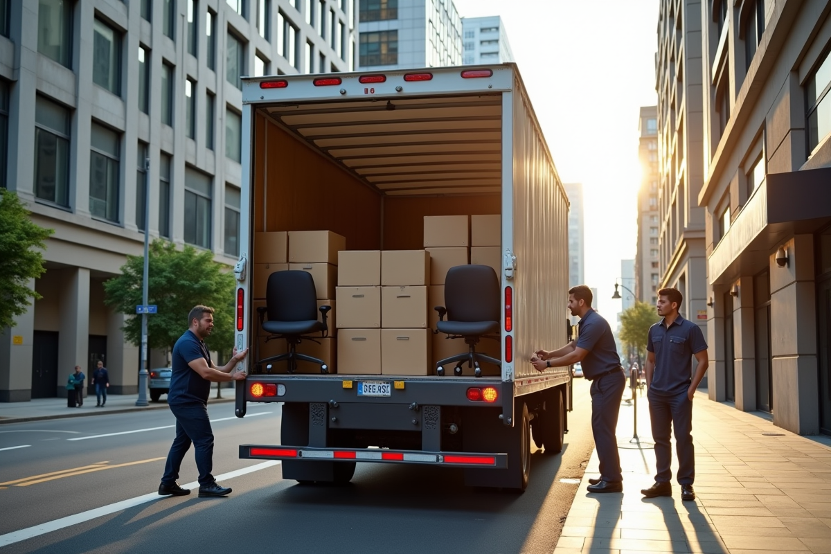 camion déménagement