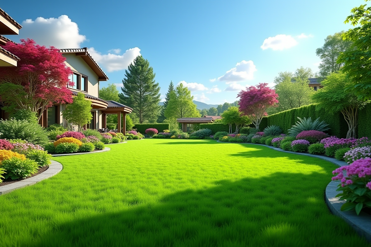 Beau gazon vert : Astuces faciles pour un jardin éclatant de santé !
