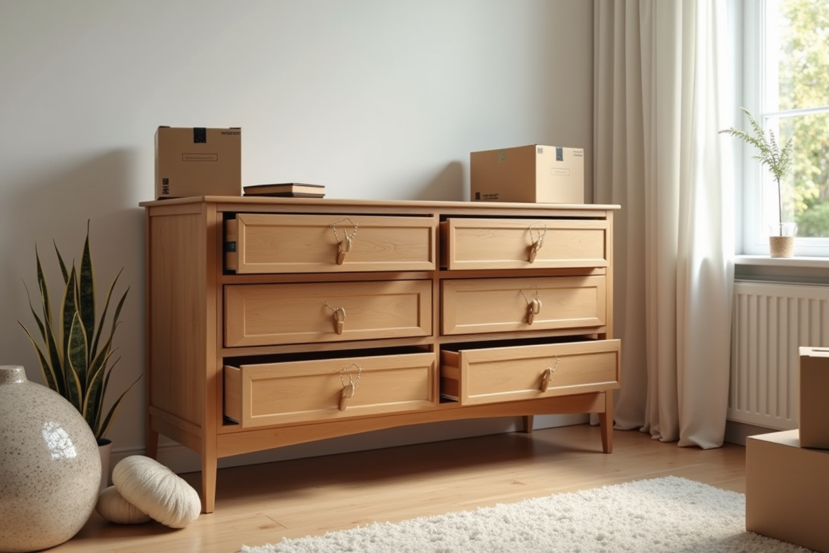 tiroirs commode
