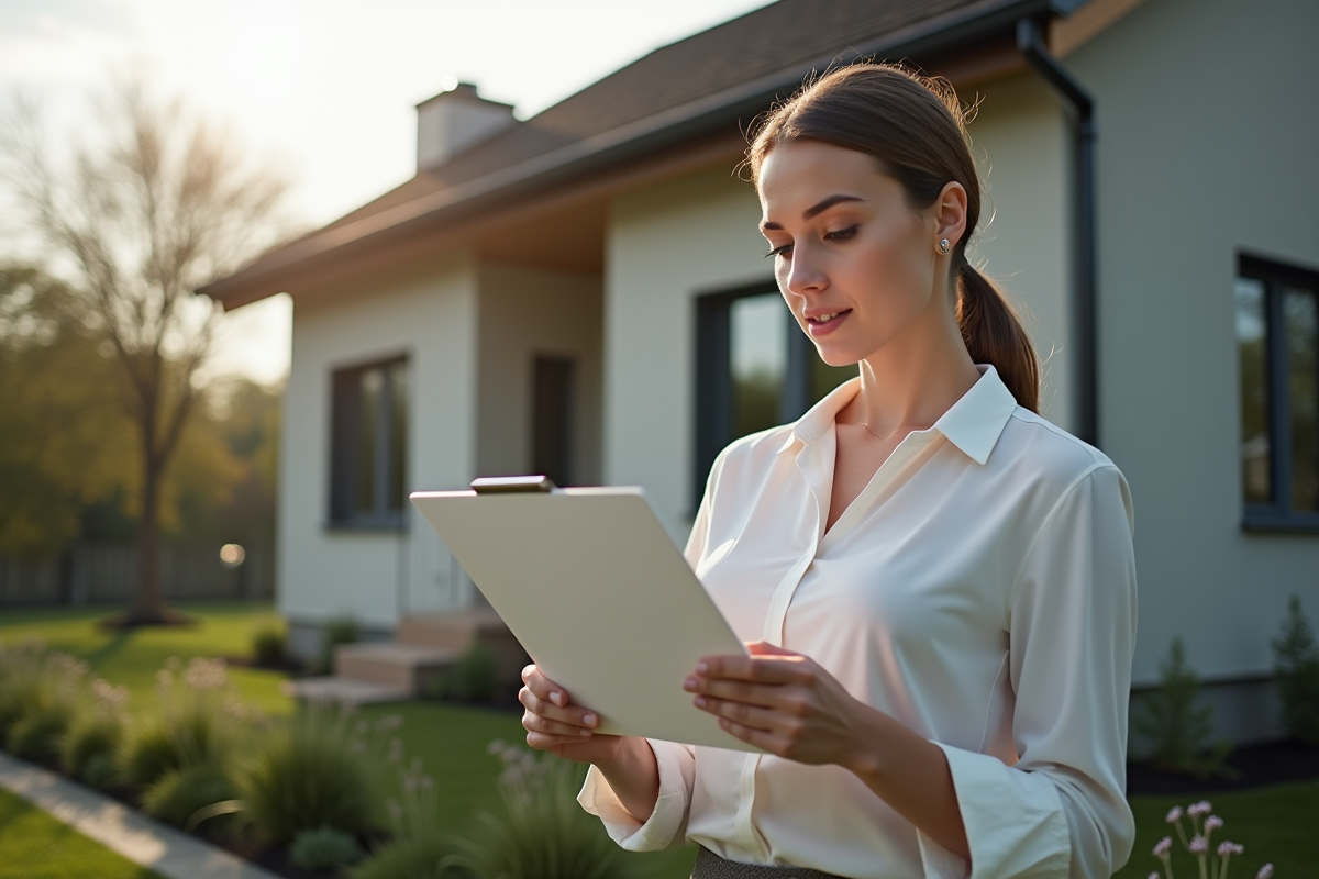 Ingénieure vérifiant l