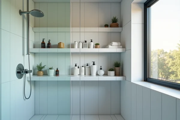 Douche organisée : astuces pour sélectionner l’étagère idéale